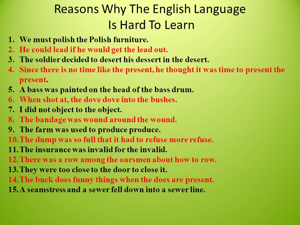 10 Reasons to Learn English